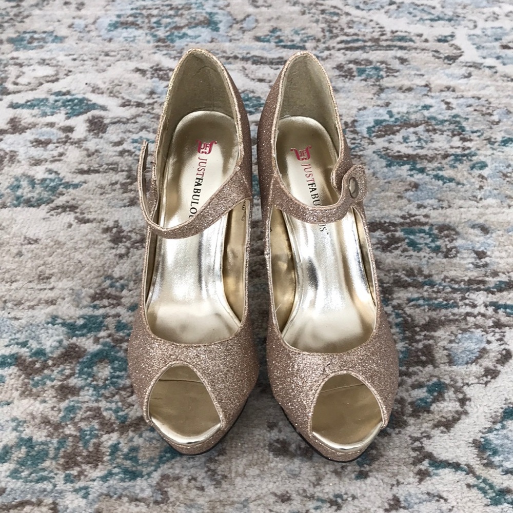 Gold heels